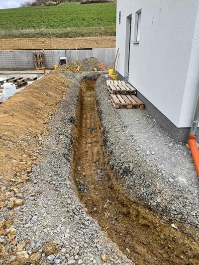 Verlegung von Leitungen